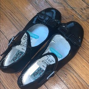 Black little girls slippers